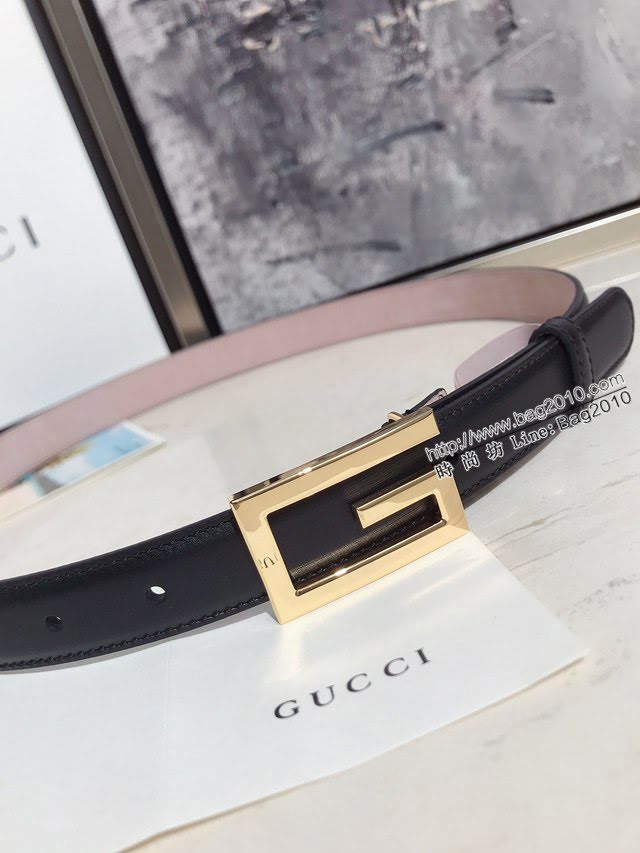 Gucci經典皮帶 古奇方扣牛皮腰帶  jjp2044